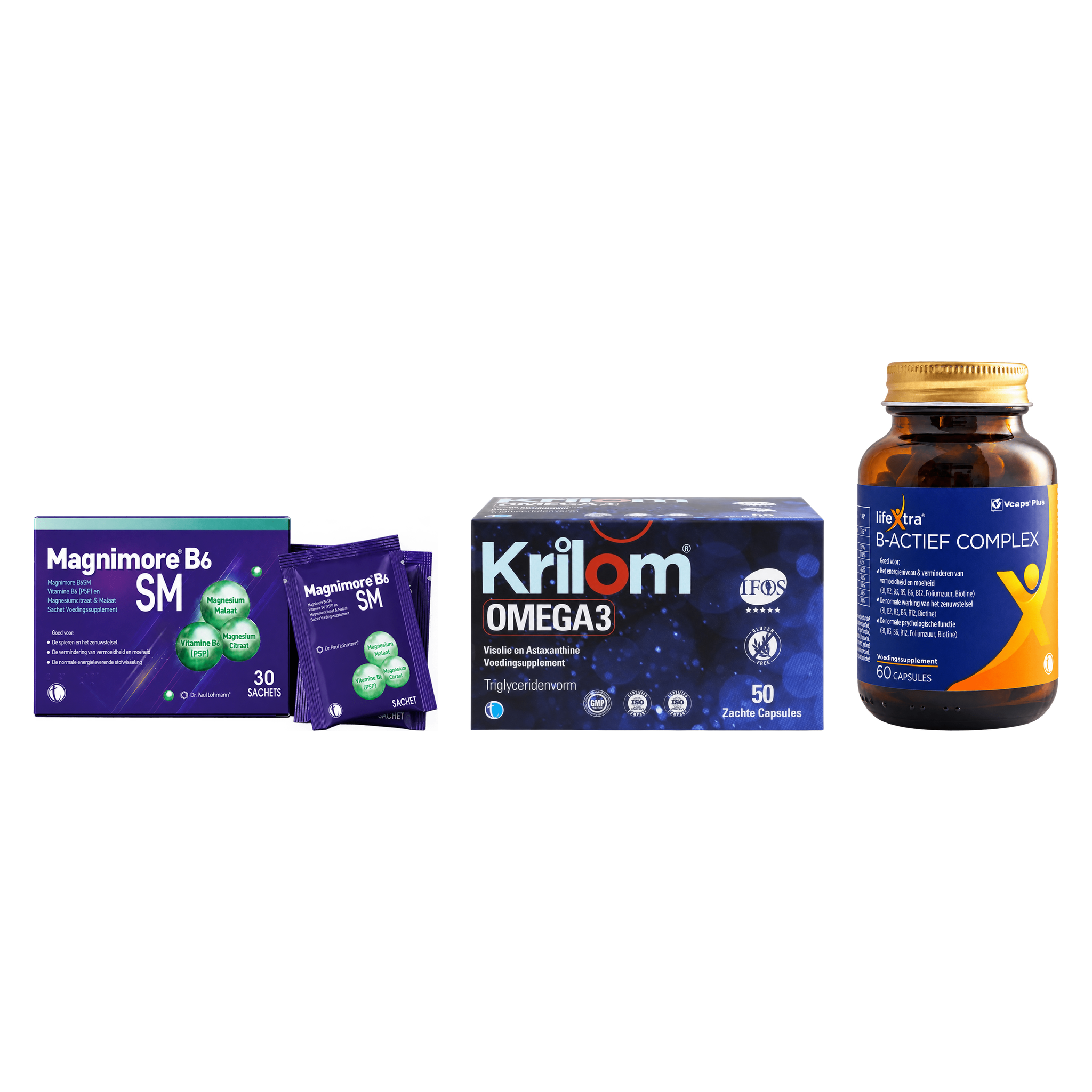Active Performance Bundle | Magnesium, Omega-3 & Vitamin-B-Komplex