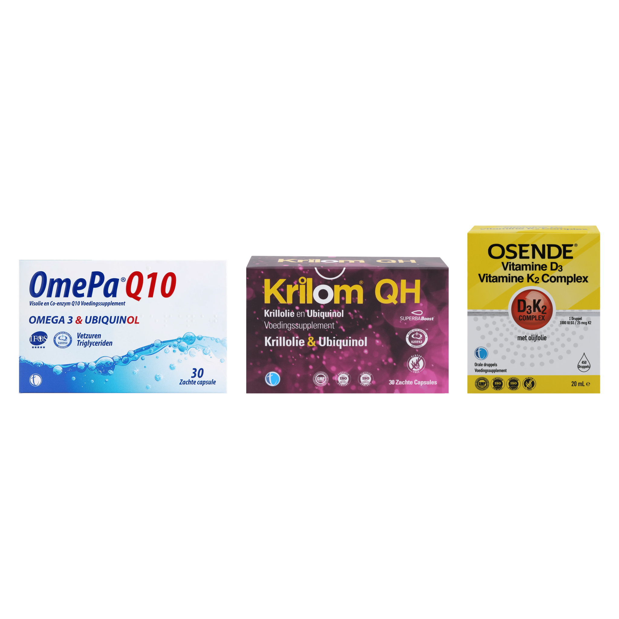 Cardio Care Bundle | Omega-3, Ubiquinol & Vitamin D3 + K2
