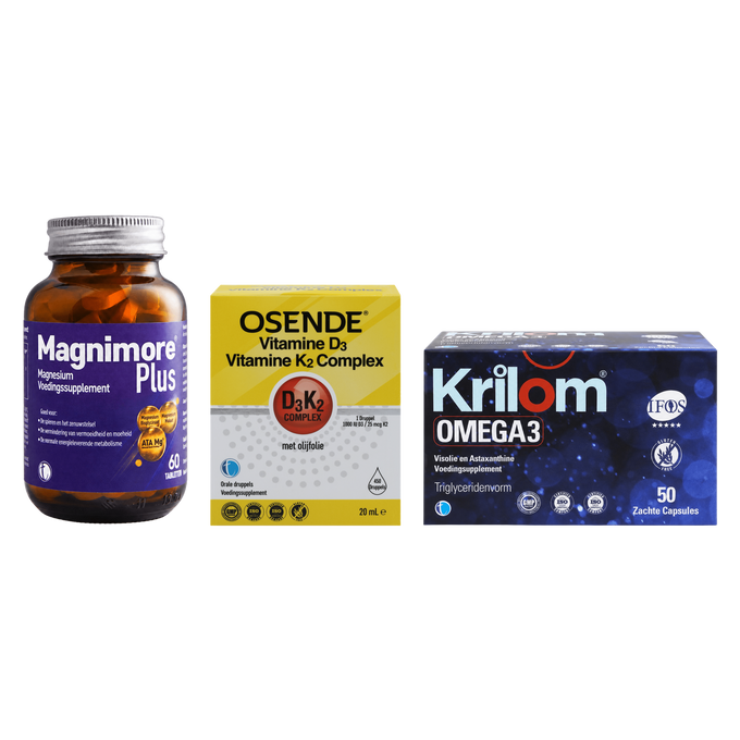 Foundation Trio Bundle | Magnesium, Vitamin D3 & K2 und Omega-3