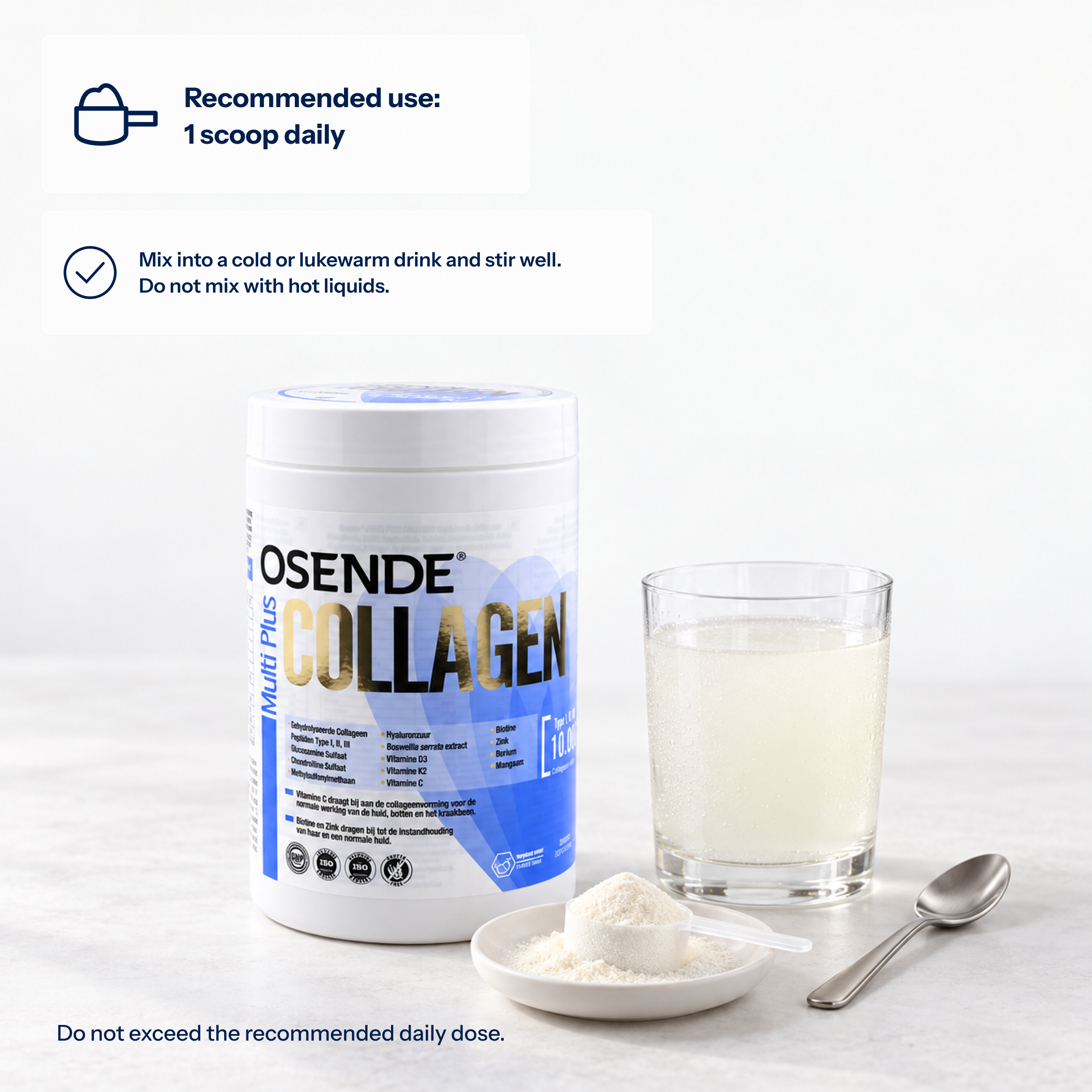 OSENDE Multi Plus Kollagen | Tägliches Nahrungsergänzungsmittel