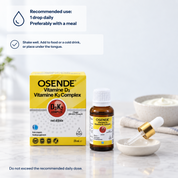 OSENDE Vitamin D3&K2 Komplex | Tägliche Nahrungsergänzung