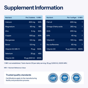 Osteozinc Plus | Tägliche Nahrungsergänzung