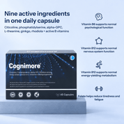Cognimore | Daily Food Supplement - TAB Vitamins