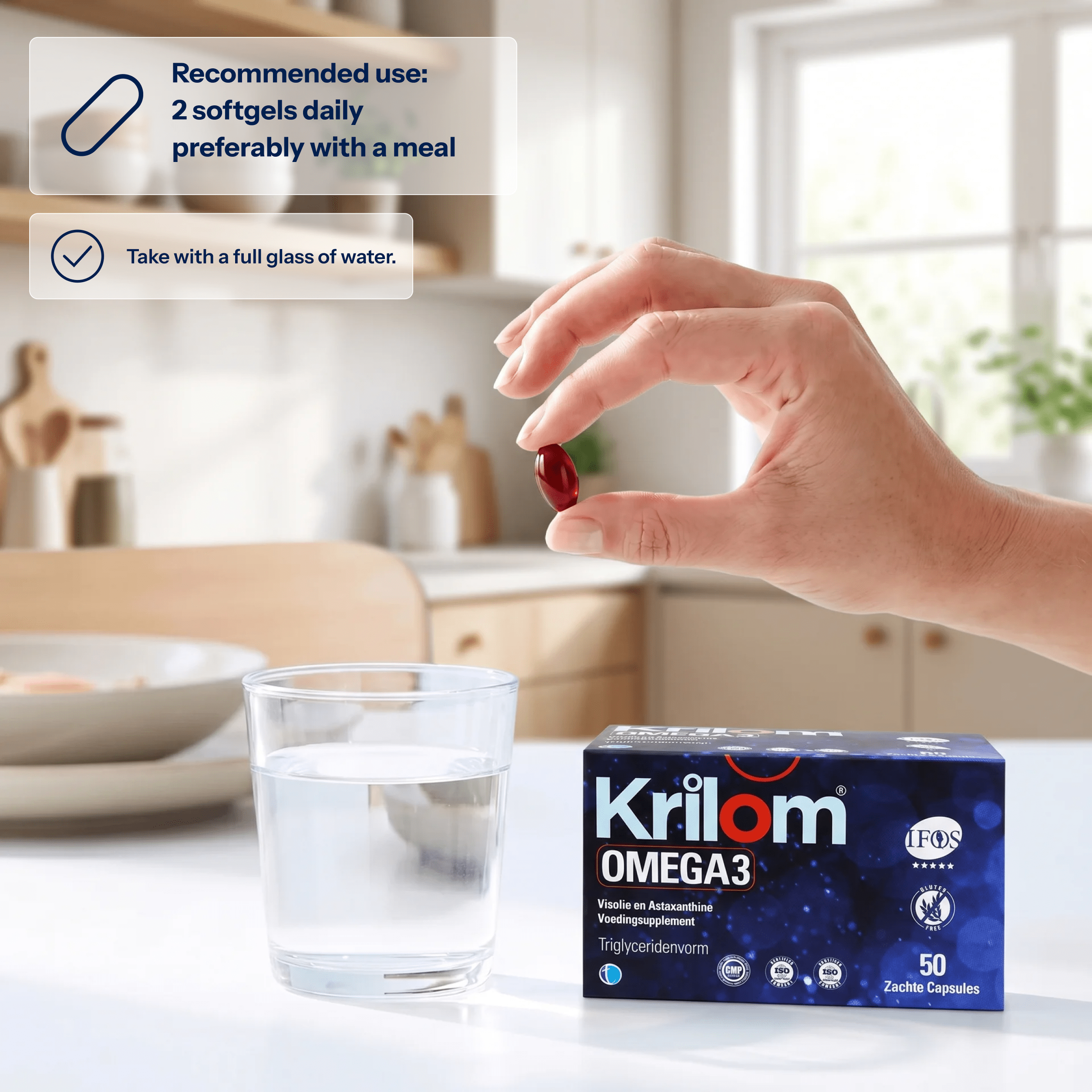 Krilom Omega-3 | Omega-3 Supplement - TAB Vitamins