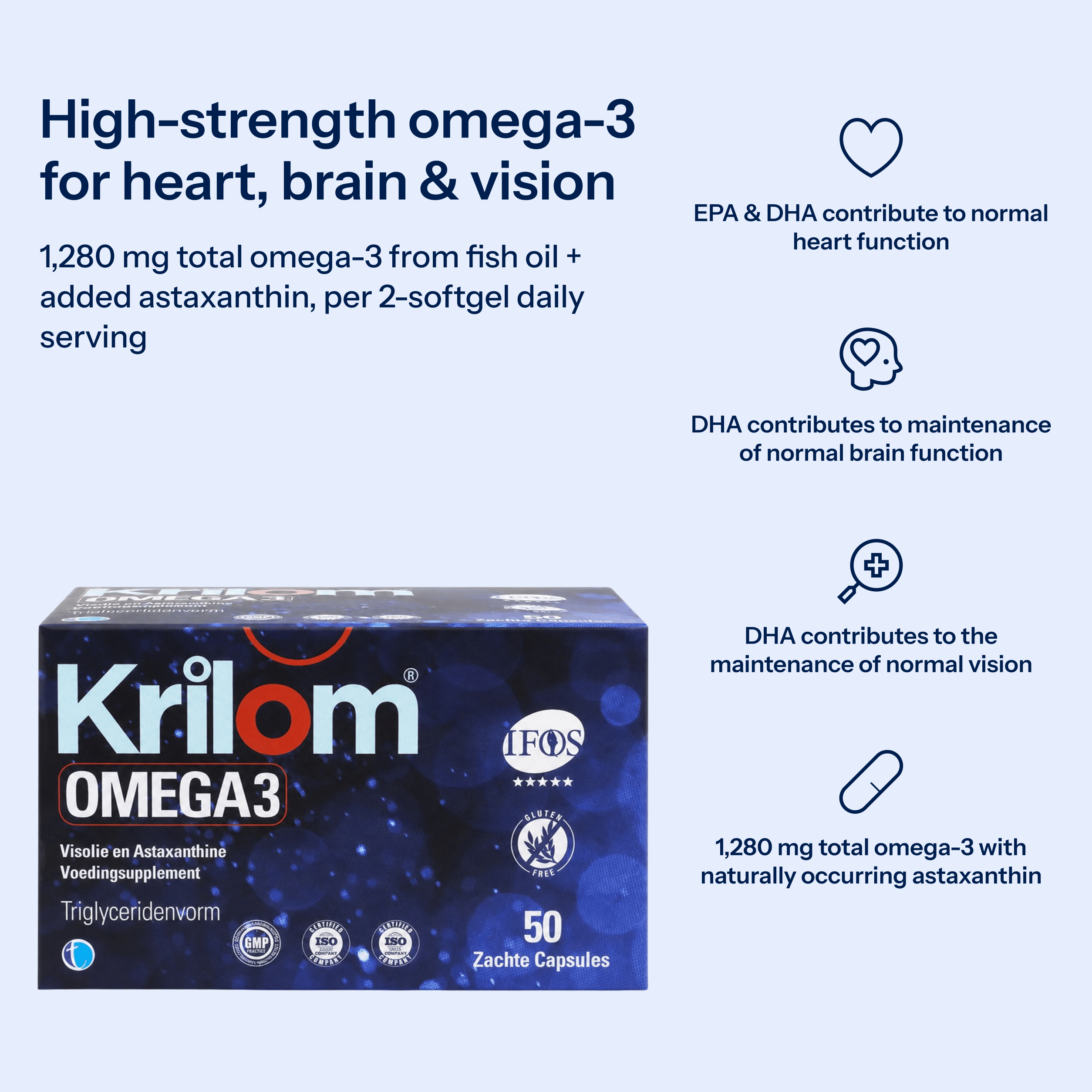 Krilom Omega-3 | Omega-3 Supplement - TAB Vitamins