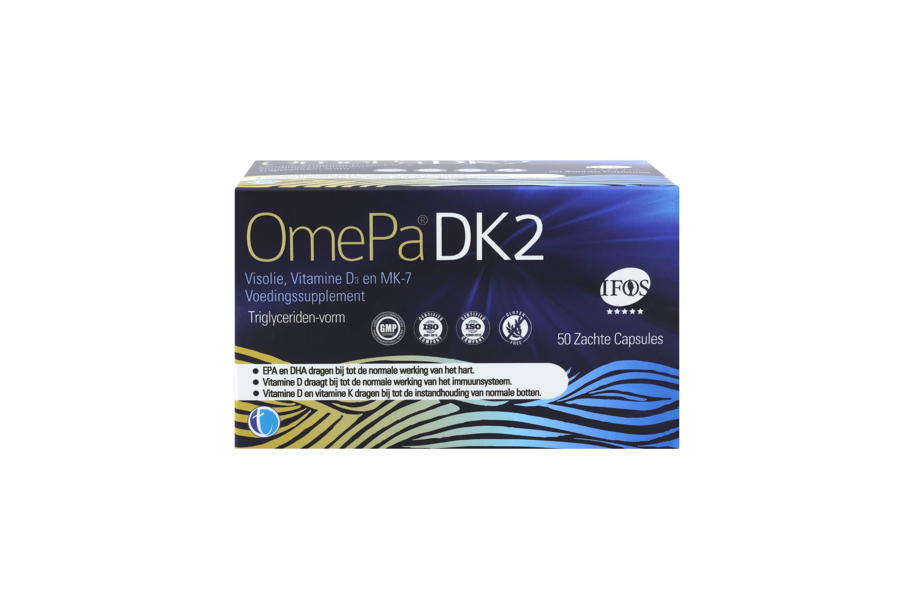 OmePa DK2 | Omega - 3 & Vitamin D3 + K2 Supplement - TAB Vitamins