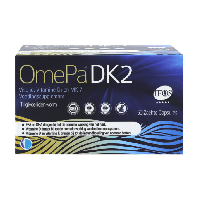 OmePa DK2 | Omega-3- & Vitamin-D3+K2-Nahrungsergänzungsmittel