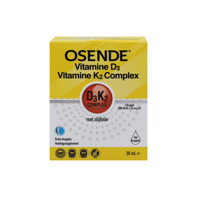 OSENDE Vitamin D3&K2 Komplex | Tägliche Nahrungsergänzung