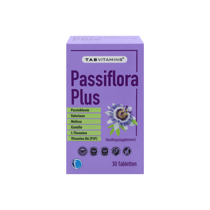 TAB Vitamins Passiflora Plus | Tägliches Nahrungsergänzungsmittel